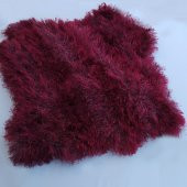 Peluş Torpido Örtüsü El Örgüsü 165X65 Beyaz - 9