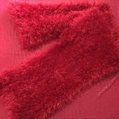 Peluş Torpido Örtüsü El Örgüsü 165X65 Beyaz - 11