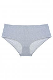 3 Adet Kadın Yüksek Bel Bato Külot Siyah Gri Krem - 4