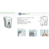 Omnipazar Vialli F6 Köpük Sabun Makinesi Dispenseri Hazneli 1000 ml - 2