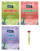 7.Sınıf CHECK-ET Matematik Fen Bilimleri Türkçe Tekrar Testleri - 1