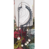 Siyah Kulak Arkası Küpe thumbnail 2