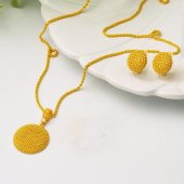 Tılsım Beypazarı Kolye & Küpeli Altın Set thumbnail 3