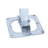 Sofra Ayağı Metal Çinko Katlanır Yer Sofrası Sini Altı 25 Cm - 3