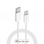 Eagleton Apple USB-C MFİ Lisanlı 18W Hızlı Şarj ve Data Kablosu 120cm - 1