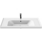 Turkuaz Cerastyle Frame Etajer Uyumlu Damlalıklı Lavabo  80x45 cm - 1