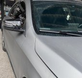 Mercedes Benz için W176 W246 W204 W212 W221 C117 X204 X156 Batman Yarasa  ayna kapağı piano black - 2