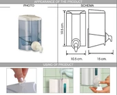 Omnipazar Vialli F4T Köpük Sabun Dispenseri Hazneli Şeffaf 1000 ml - 2