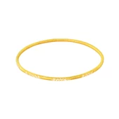 10 gr(gram) 22 Ayar Yıldızlı Ajda İşçiliksiz  Bilezik - 1