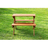 MANDU Ahşap Çocuk Piknik Masası (FINDIK RENGİ) - 5