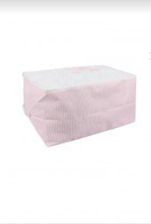 VİOLET BÜYÜK BOY MAVİ ÇİZGİLİ BASKILI YORGAN HURCU 64CM41CM35CM - 2
