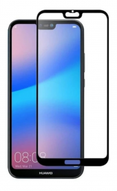 Huawei P20 Lite Ekran Koruyucu Temperli 5D Tam Ekran Cam - 1