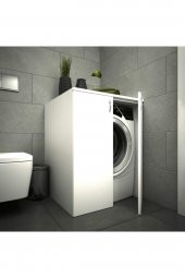 Mine Çamaşır Makinesi Alt Dolabı Beyaz - 1