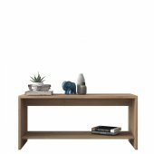 Orta Sehpa Modern Raflı Sepet Ceviz - 3
