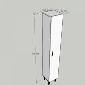 Ünüvar Konsept ÖMER TEK KAPAKLI GARDROP thumbnail 4