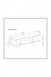 Trend Ceviz 120 Cm Tv Sehpası thumbnail 4