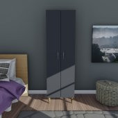 ÖMER 2 KAPAKLI GARDROP - 1