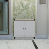 Emre Puflu Ayakkabılık - (Ceviz-Beyaz) k1 - 1