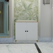 Emrre Puflu Aakkabılık - (Meşe-Beyaz) thumbnail 1