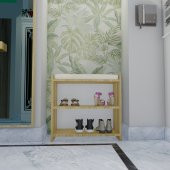 Emrre Puflu Aakkabılık - (Meşe-Beyaz) thumbnail 2