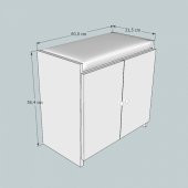 Emrre Puflu Aakkabılık - (Meşe-Beyaz) thumbnail 5