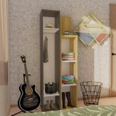 Emre İki Kapaklı Gar- (Ceviz-Beyaz) k1 thumbnail 2