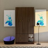 Emre 3 Kapaklı 2 Çekmeceli Lüx Gar- Ceviz thumbnail 1