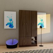 Emre 3 Kapaklı 2 Çekmeceli Lüx Gar- Ceviz thumbnail 3