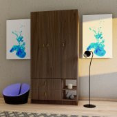 Emre 3 Kapaklı 2 Çekmeceli Lüx Gar- Ceviz thumbnail 4