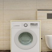 Çamaşır Makinesi Alt Dolabı - Krem - 3