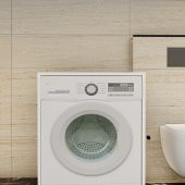 Çamaşır Makinesi Alt Dolabı - Beyaz - 3