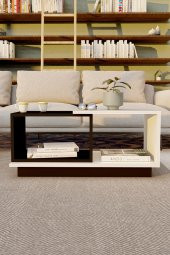 Ünüvar Konsept Dekoratif Orta Sehpa Siyah-Beyaz thumbnail 1