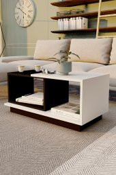 Ünüvar Konsept Dekoratif Orta Sehpa Siyah-Beyaz thumbnail 2