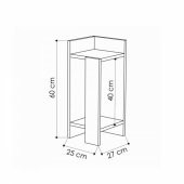 Ünüvar Konsept Parlak Beyaz Yan Sehba Komodin thumbnail 5