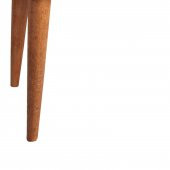 Ünüvar Konsept Puf & Benç 45x60-Ahşap Ayak Silenebilir Kumaş Gri K1 - 3