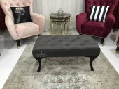 Ünüvar Konsept Puf & Benç 45*90-Pls Ayak Silenebilir Kumaş Antrasit K1 - 1