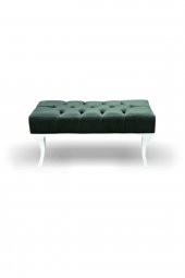 Merlife Home Puf & Benç 45*90-Pls Ayak Silenebilir Kumaş Yeşil K1 - 1