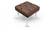 Ünüvar Konsept Puf & Benç 45*45-Pls Ayak Silenebilir Kumaş Kahve - 1