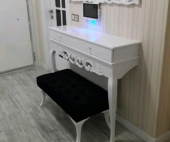 Ünüvar Konsept Puf & Benç 45X90-Pls Ayak Silenebilir Kumaş Siyah K1 - 1