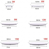 Cata 5 Adet Ct 5146 Cata 9 W LED Spot Armatür Beyaz 6500K - 2