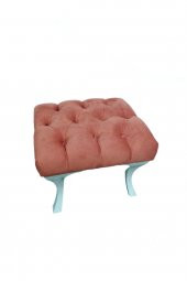 Crassıvy Home Puf & Benç 45*45-Pls Ayak Silenebilir Kumaş Turuncu K1 - 4