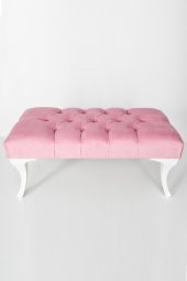 Tokko Puf  Benç 45x90-Pls Ayak Silenebilir Kumaş Pembe K1 - 1