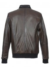 Klasik ve Spor Kolej Model Deri Mont Fındık Renk - 7