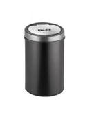 Omnipazar PLX SP-13 Sensörlü Şarjlı Çöp Kovası 13 Lt Paslanmaz Siyah - 2