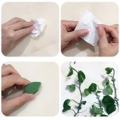 10 lu Yaprak Tasarımlı  Kablo Bitki Sarmaşık Düzenleyici Yapışkanlı Klipsler thumbnail 7