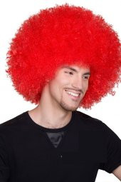 Kabarık Bonus Peruk Saç - Kırmızı - 1