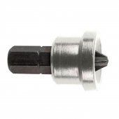 Şapkalı Alçıpan Vidalama Bits Ucu 25 mm Yıldız PH2 S2 Çeliği Uç - 1