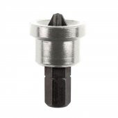 Şapkalı Alçıpan Vidalama Bits Ucu 25 mm Yıldız PH2 S2 Çeliği Uç - 3
