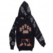 Cmk Never Baskılı Kapüşonlu 2İplik Şardonlu Sweatshirt - 2