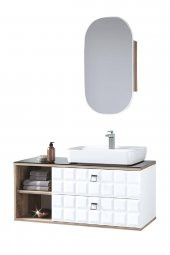 Denko Oscar 95 cm Banyo Dolabı Takımı - 1
